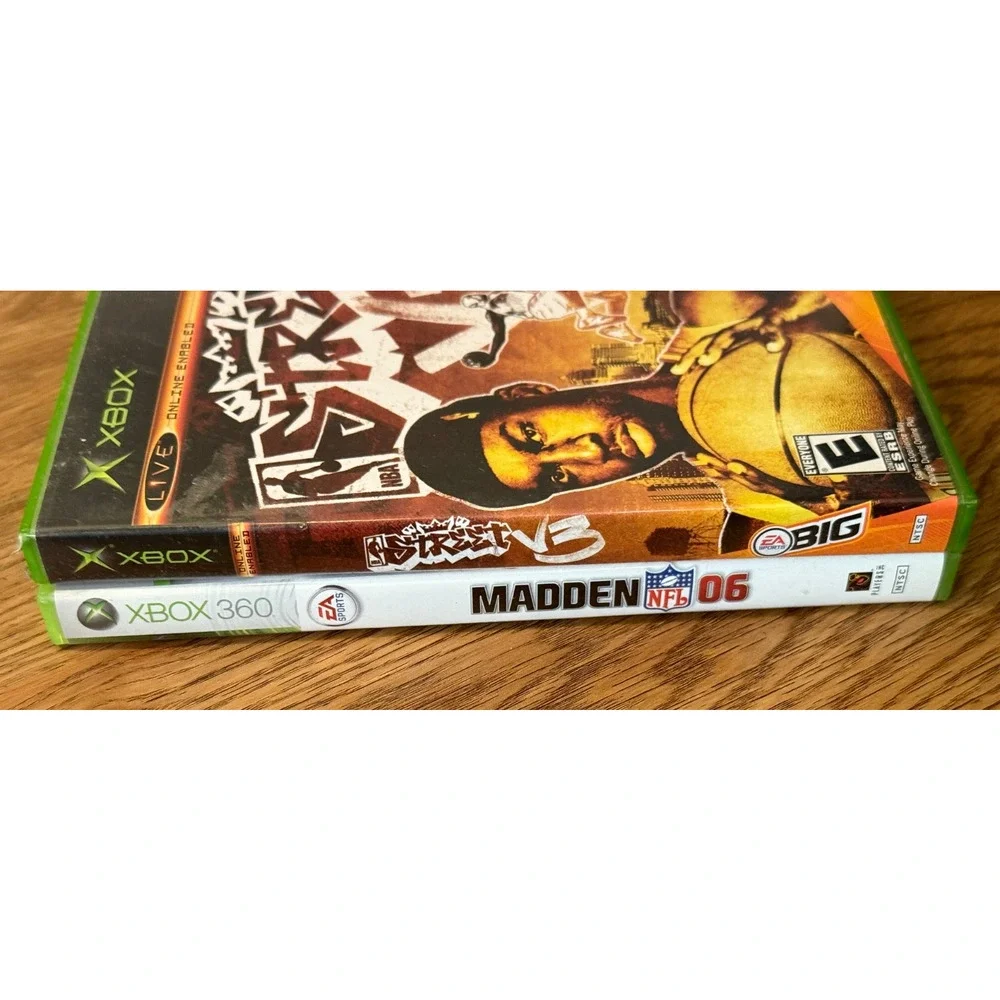 🎮 Xbox Game Lot of 2 Complete CIB Madden NFL 06 Xbox 360 & NBA Street V3
